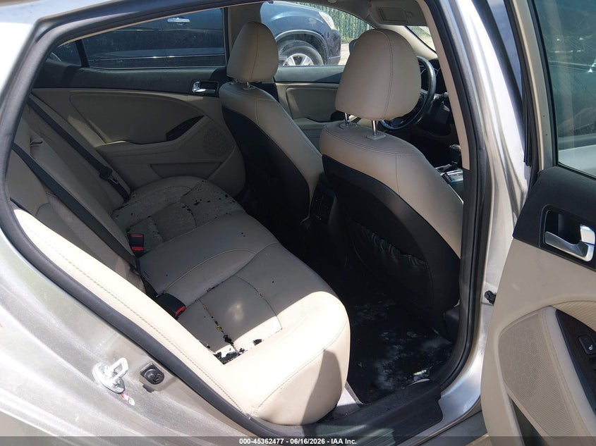 2015 Kia Optima VIN 5XXGN4A76FG414748 IAAI salvage auction — NORMAL WEAR, Clear (Kansas), sold $600 on 2026-07-31 (photo 8)
