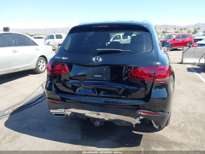 2022 Mercedes-benz Glc VIN W1N0G8DB2NV391130 IAAI salvage auction — REAR END, Salvage Title, sold $9,100 on 2026-08-01 (photo 6)