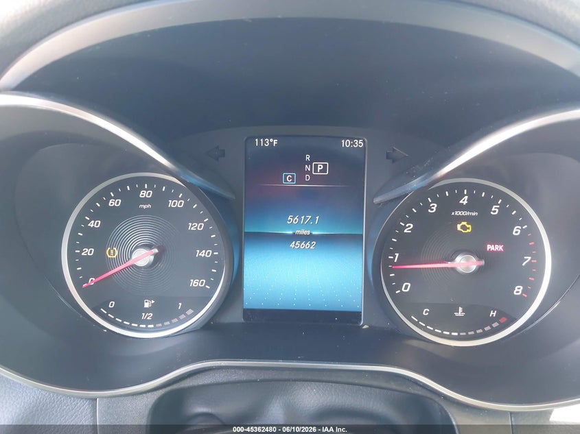 2022 Mercedes-benz Glc VIN W1N0G8DB2NV391130 IAAI salvage auction — REAR END, Salvage Title, sold $9,100 on 2026-08-01 (photo 7)
