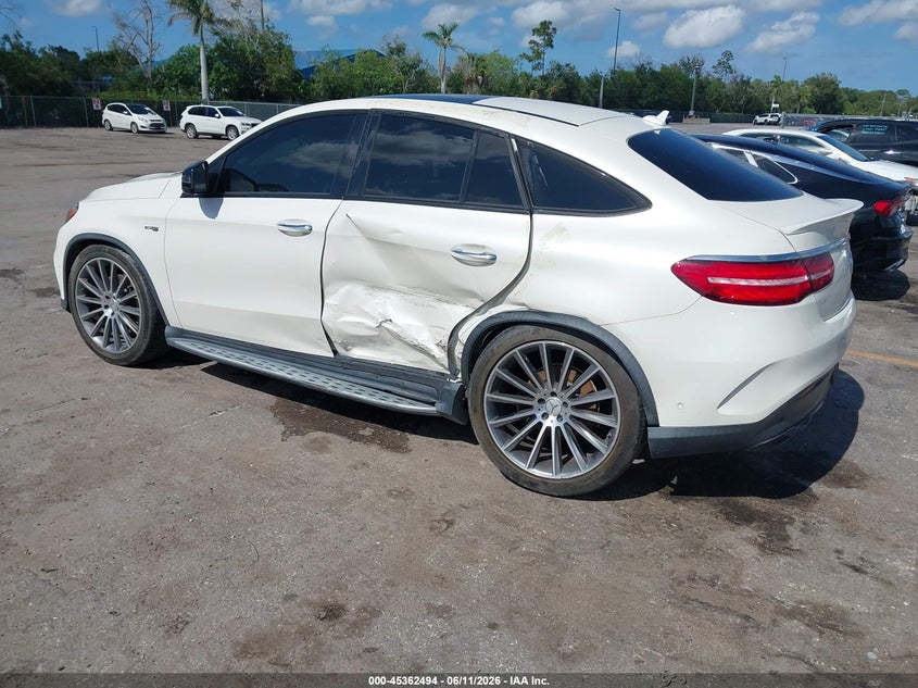 2019 Mercedes-benz Gle coupe VIN 4JGED6EB5KA152386 IAAI salvage auction — LEFT SIDE, Rebuildable (Florida), sold $18,625 on 2026-07-06 (photo 3)