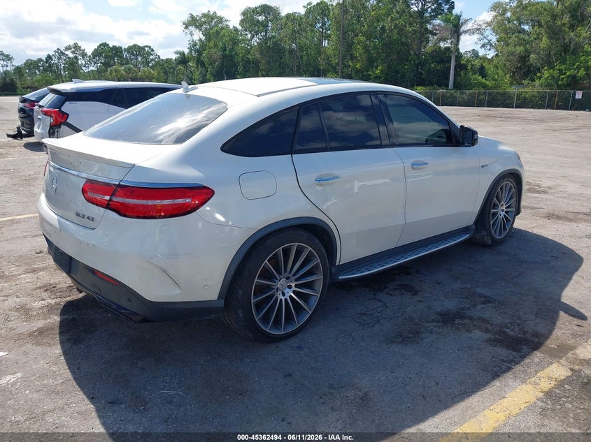 2019 Mercedes-benz Gle coupe VIN 4JGED6EB5KA152386 IAAI salvage auction — LEFT SIDE, Rebuildable (Florida), sold $18,625 on 2026-07-06 (photo 4)