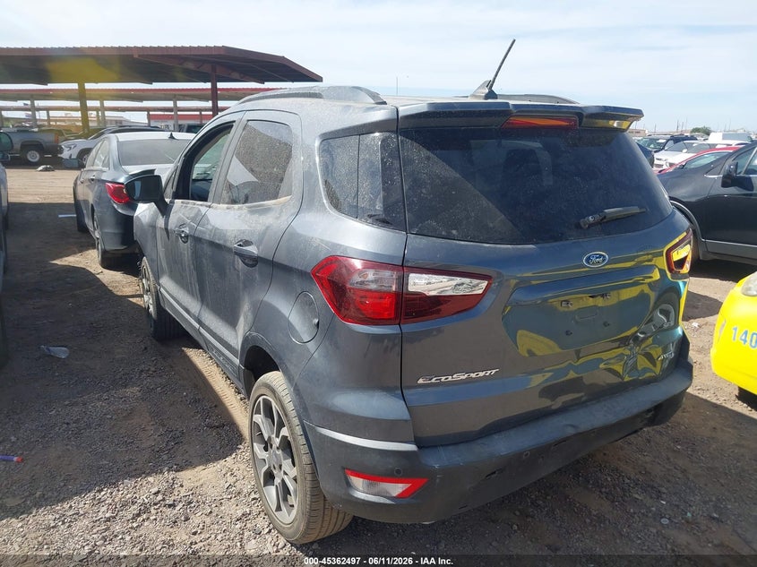 2020 Ford Ecosport VIN MAJ6S3JL5LC330062 IAAI salvage auction — NORMAL WEAR, Clear-Dealer Only (Arizona), sold $550 on 2026-07-28 (photo 3)