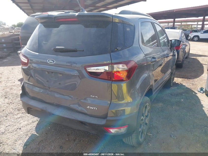 2020 Ford Ecosport VIN MAJ6S3JL5LC330062 IAAI salvage auction — NORMAL WEAR, Clear-Dealer Only (Arizona), sold $550 on 2026-07-28 (photo 4)