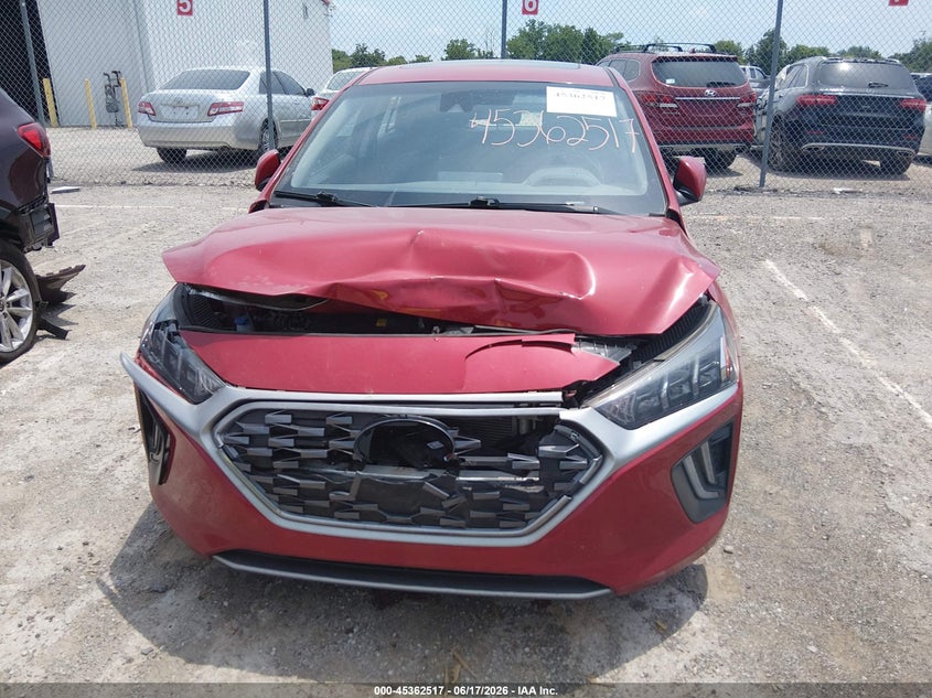 2020 Hyundai Ioniq VIN KMHC85LC8LU242519 IAAI salvage auction — FRONT END, Salvage (Idaho), sold $4,000 on 2026-07-13 (photo 6)