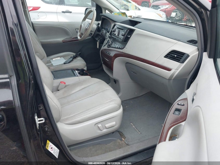 2014 Toyota Sienna VIN 5TDYK3DCXES420100 IAAI salvage auction — RIGHT FRONT, Salvage (Ohio), sold $3,000 on 2026-07-15 (photo 5)