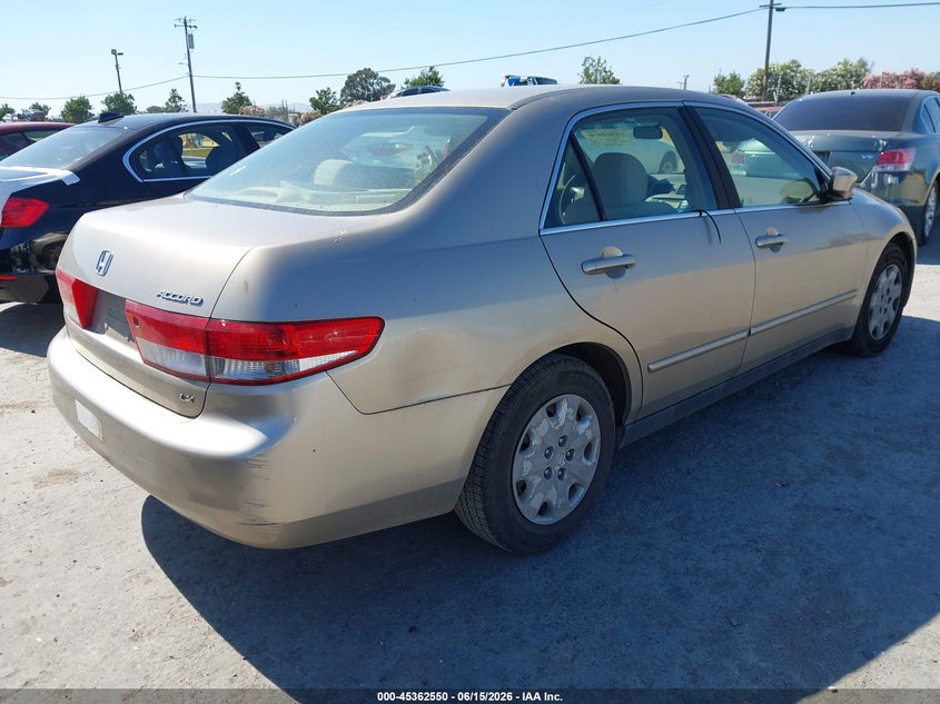 2003 Honda Accord VIN JHMCM56373C019727 IAAI salvage auction — LEFT FRONT, Salvage (California), sold $375 on 2026-07-09 (photo 4)