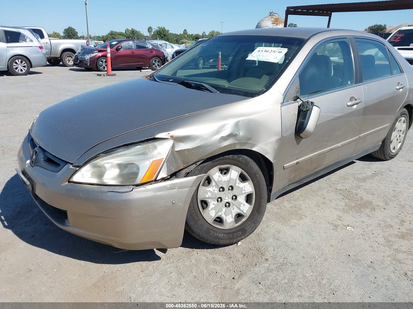 2003 Honda Accord VIN JHMCM56373C019727 IAAI salvage auction — LEFT FRONT, Salvage (California), sold $375 on 2026-07-09 (photo 6)