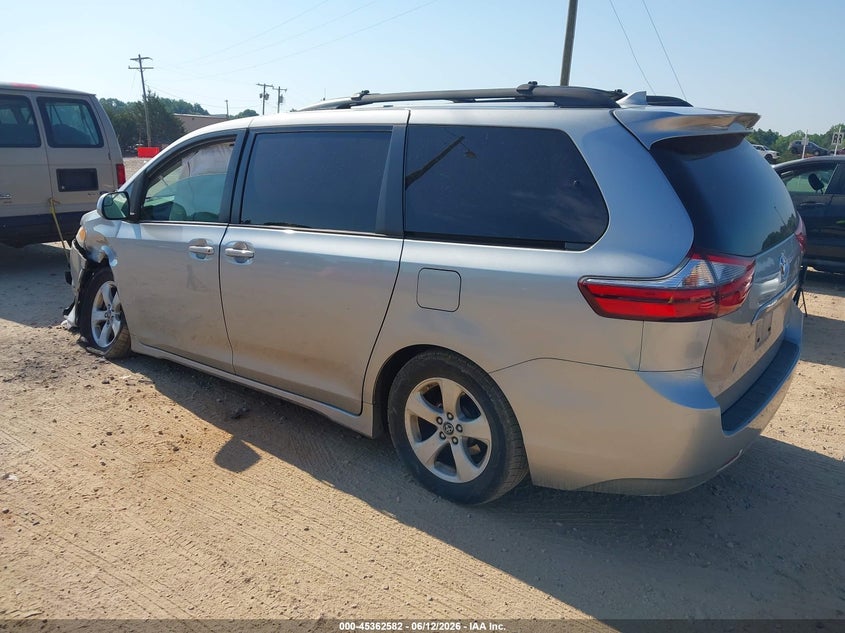 2020 Toyota Sienna VIN 5TDKZ3DC9LS021726 IAAI salvage auction — FRONT END, Salvage Title, sold $6,150 on 2026-07-20 (photo 3)