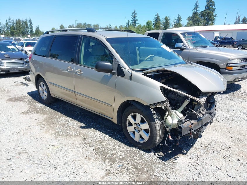 2008 Toyota Sienna VIN 5TDZK23C98S109892 IAAI salvage auction — FRONT END, Bill Of Sale (Washington), sold $475 on 2026-07-08 (photo 1)
