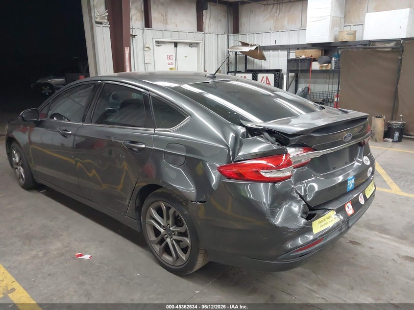 2017 Ford Fusion VIN 3FA6P0H74HR207211 IAAI salvage auction — REAR END, Salvage Title, sold $2,000 on 2026-08-02 (photo 3)