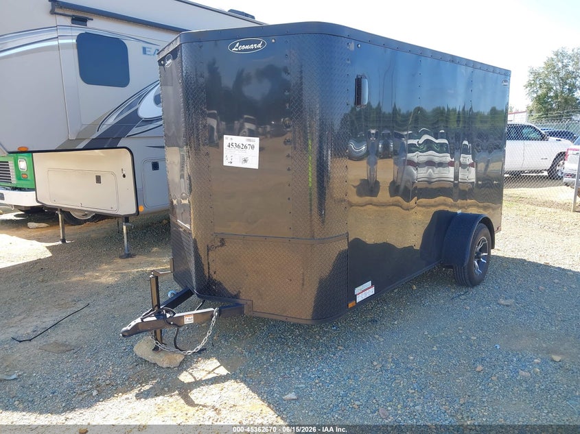 2024 Arising industries Enclosed trailer VIN 5YCBE121XRH001964 IAAI salvage auction — REAR END, Salvage (North Carolina), sold $1,300 on 2026-07-15 (photo 2)