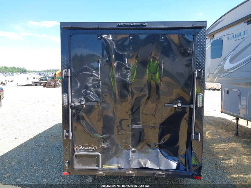 2024 Arising industries Enclosed trailer VIN 5YCBE121XRH001964 IAAI salvage auction — REAR END, Salvage (North Carolina), sold $1,300 on 2026-07-15 (photo 6)