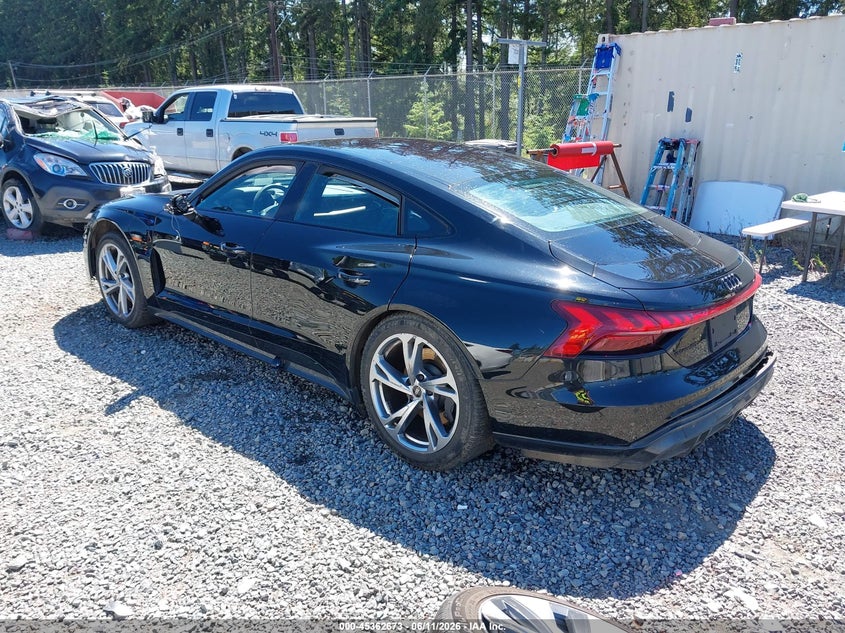 2022 Audi E-tron gt VIN WAUFJBFW4N7006443 IAAI salvage auction — FRONT END, Salvage Title, sold $10,100 on 2026-07-24 (photo 3)