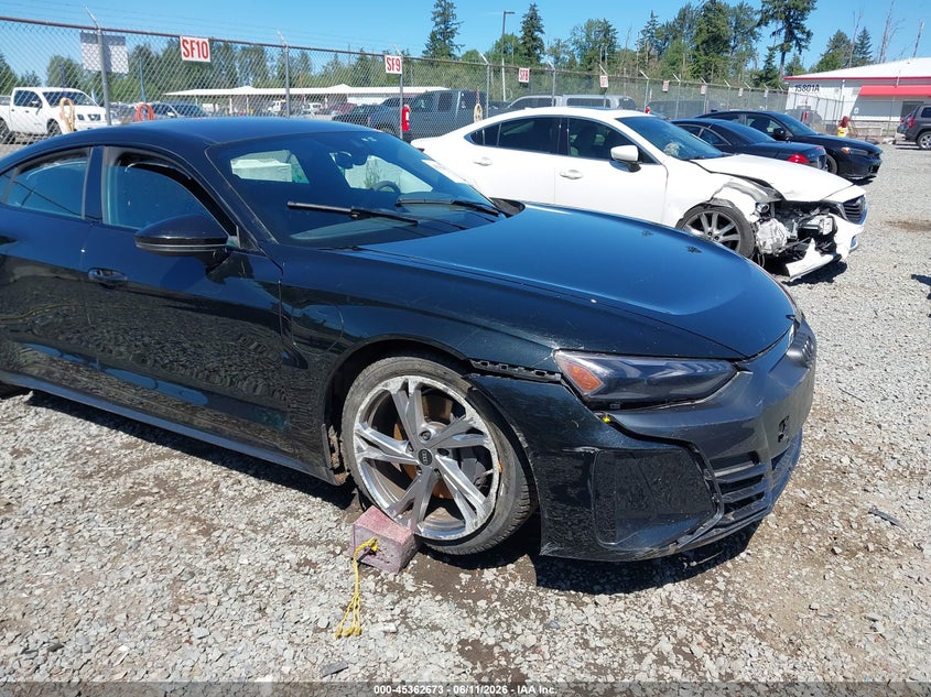 2022 Audi E-tron gt VIN WAUFJBFW4N7006443 IAAI salvage auction — FRONT END, Salvage Title, sold $10,100 on 2026-07-24 (photo 6)