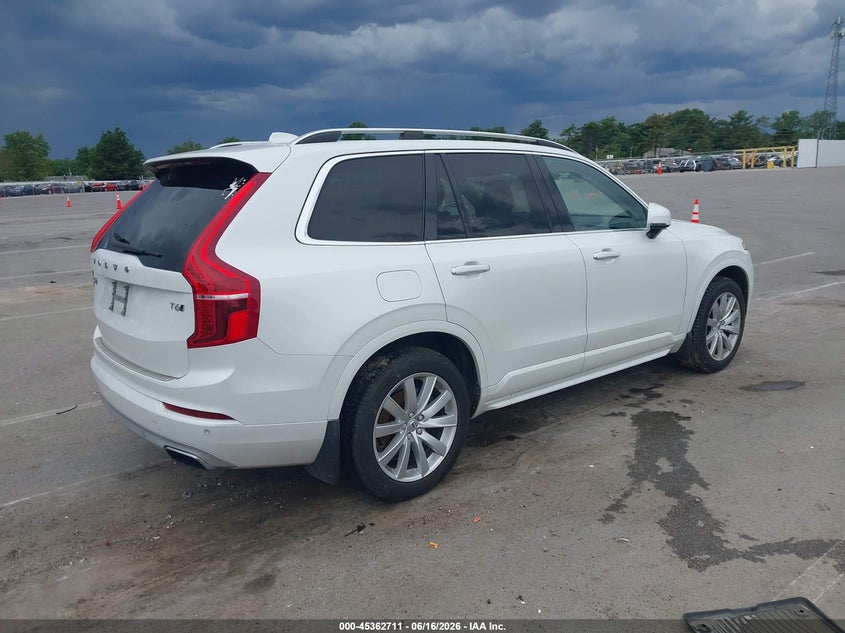 2016 Volvo Xc90 VIN YV4A22PK9G1062368 IAAI salvage auction — WATER/FLOOD, Salvage (Ohio), sold $3,000 on 2026-07-09 (photo 4)
