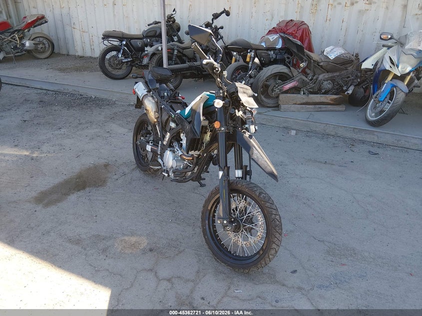 2023 Kawasaki Klx VIN ML5LXBE11PDA18612 IAAI salvage auction — THEFT, Salvage (California), sold $1,050 on 2026-07-08 (photo 1)