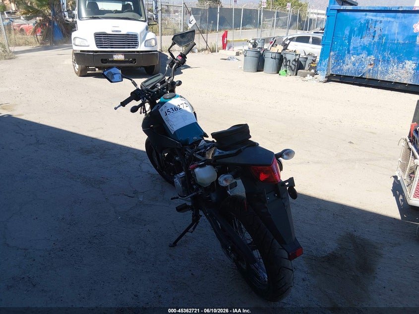 2023 Kawasaki Klx VIN ML5LXBE11PDA18612 IAAI salvage auction — THEFT, Salvage (California), sold $1,050 on 2026-07-08 (photo 3)