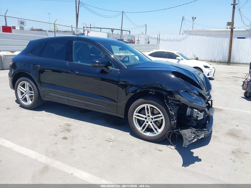 2023 Porsche Macan VIN WP1AA2A53PLB17831 IAAI salvage auction — FRONT END, Salvage (California), sold $19,775 on 2026-07-08 (photo 1)