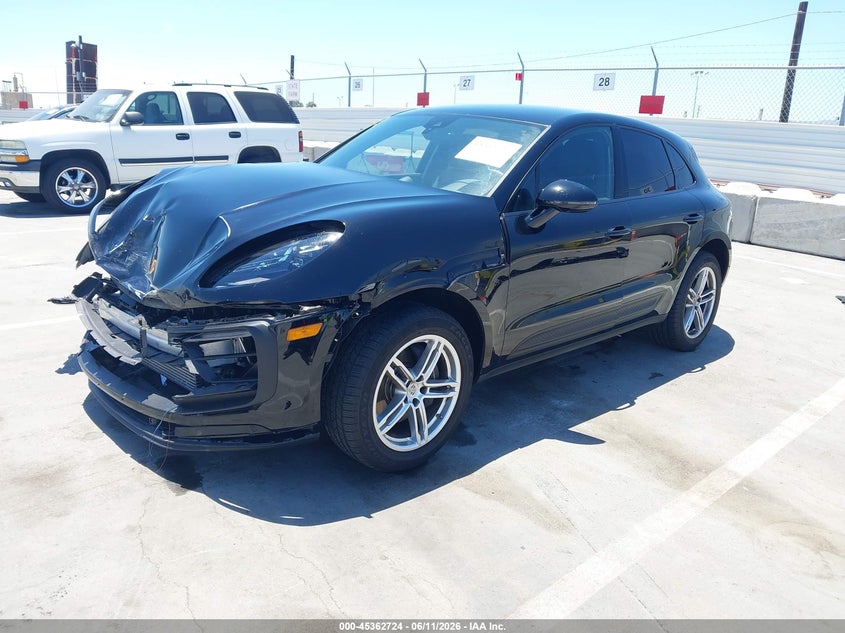 2023 Porsche Macan VIN WP1AA2A53PLB17831 IAAI salvage auction — FRONT END, Salvage (California), sold $19,775 on 2026-07-08 (photo 2)
