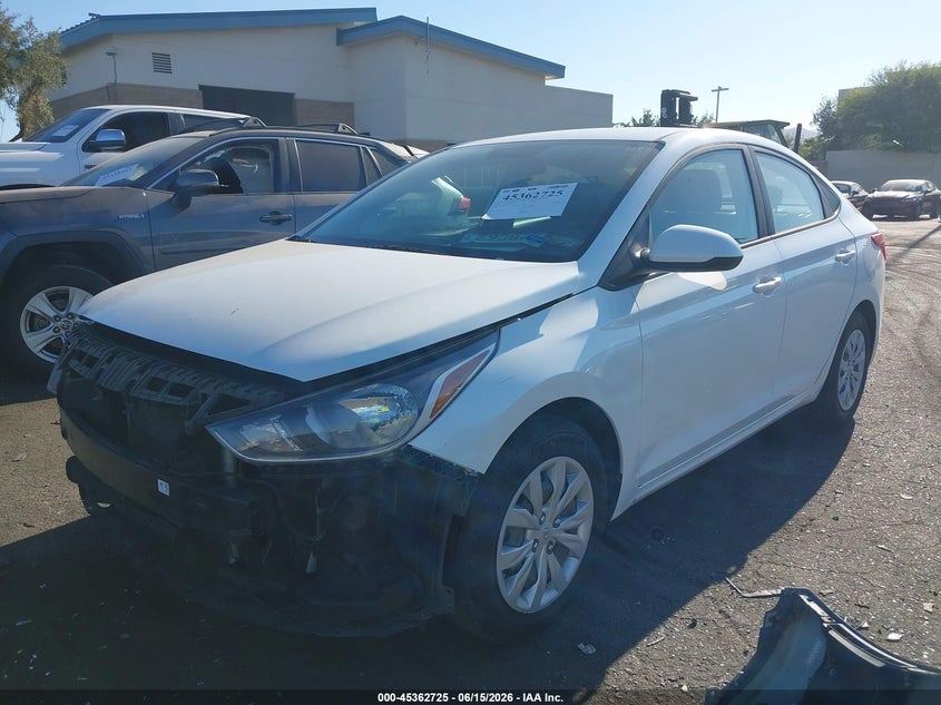 2021 Hyundai Accent VIN 3KPC24A63ME142955 IAAI salvage auction — FRONT END, Salvage Title, sold $2,150 on 2026-07-26 (photo 2)