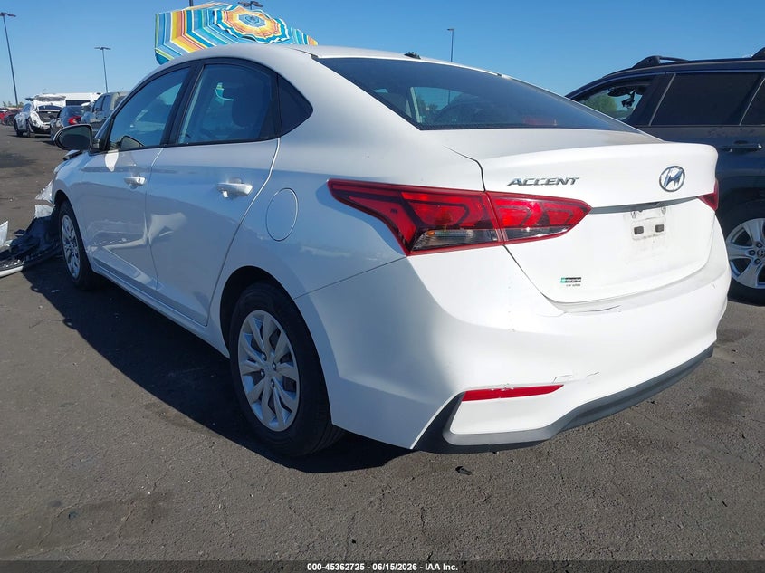 2021 Hyundai Accent VIN 3KPC24A63ME142955 IAAI salvage auction — FRONT END, Salvage Title, sold $2,150 on 2026-07-26 (photo 3)