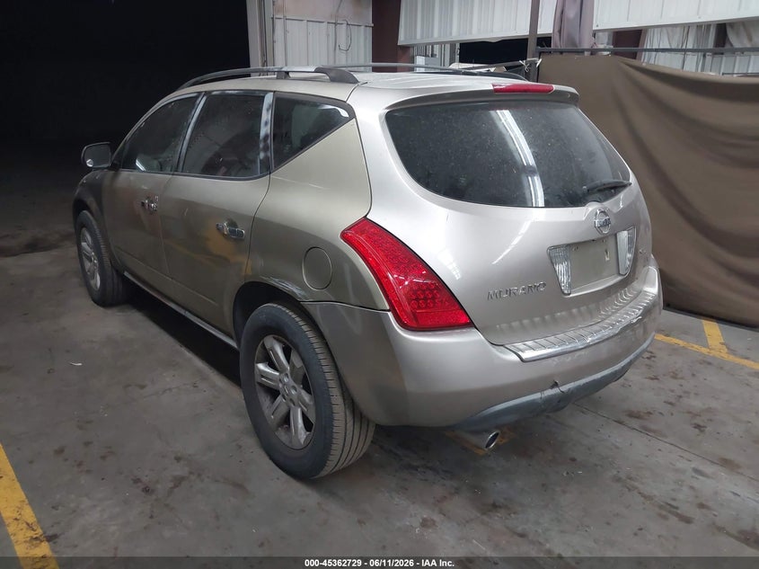 2007 Nissan Murano VIN JN8AZ08T77W517901 IAAI salvage auction — UNKNOWN, Salvage (Arizona), sold $250 on 2026-07-07 (photo 3)