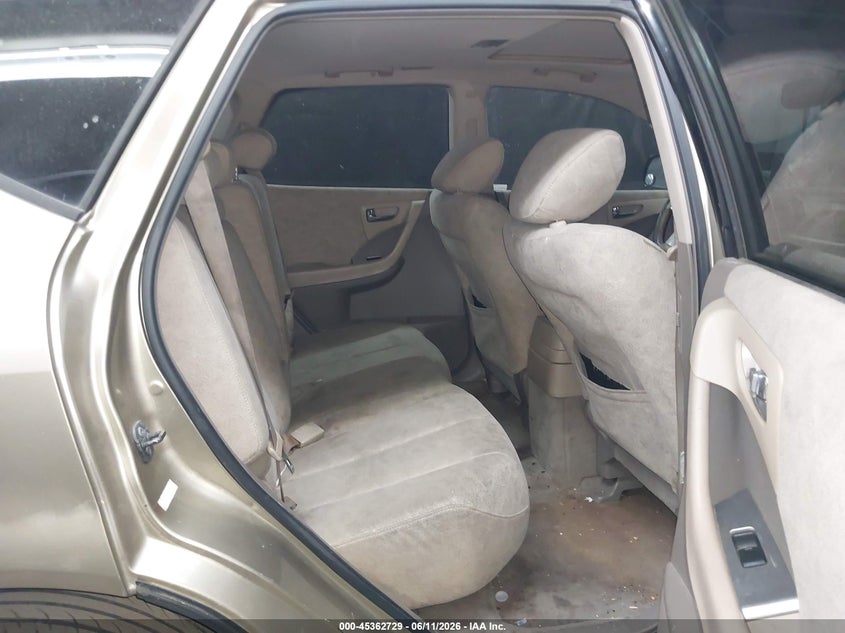 2007 Nissan Murano VIN JN8AZ08T77W517901 IAAI salvage auction — UNKNOWN, Salvage (Arizona), sold $250 on 2026-07-07 (photo 8)