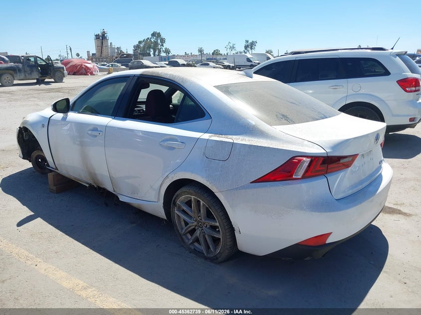 2014 Lexus VIN JTHBE1D24E5005559 IAAI salvage auction — THEFT, Salvage Title, sold $5,000 on 2026-07-29 (photo 3)