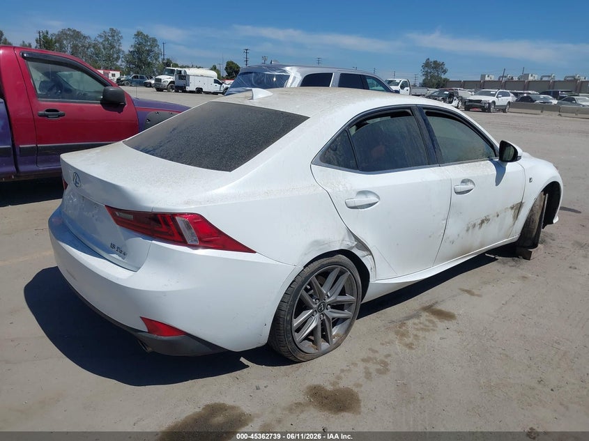2014 Lexus VIN JTHBE1D24E5005559 IAAI salvage auction — THEFT, Salvage Title, sold $5,000 on 2026-07-29 (photo 4)