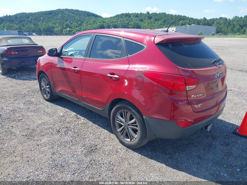 2015 Hyundai Tucson VIN KM8JT3AF1FU027348 IAAI salvage auction — NORMAL WEAR, Clear (Alabama), sold $1,475 on 2026-07-15 (photo 3)