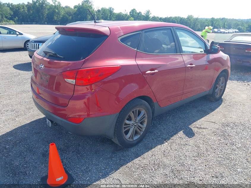 2015 Hyundai Tucson VIN KM8JT3AF1FU027348 IAAI salvage auction — NORMAL WEAR, Clear (Alabama), sold $1,475 on 2026-07-15 (photo 4)