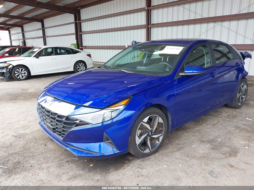 2023 Hyundai Elantra VIN KMHLS4AG1PU440088 IAAI salvage auction — REAR END, Rebuildable (Florida), sold $2,900 on 2026-07-28 (photo 2)