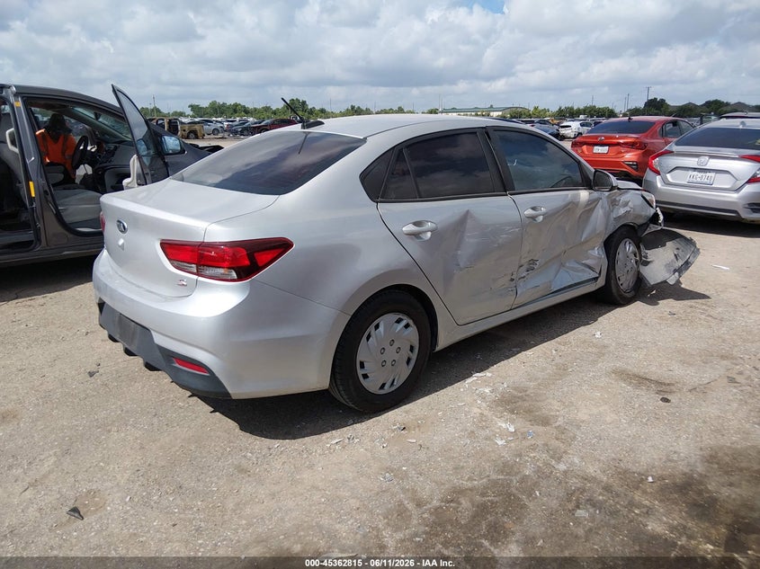 2019 Kia Rio VIN 3KPA24AB6KE179788 IAAI salvage auction — SIDE, Salvage (Texas), sold $1,150 on 2026-07-09 (photo 4)