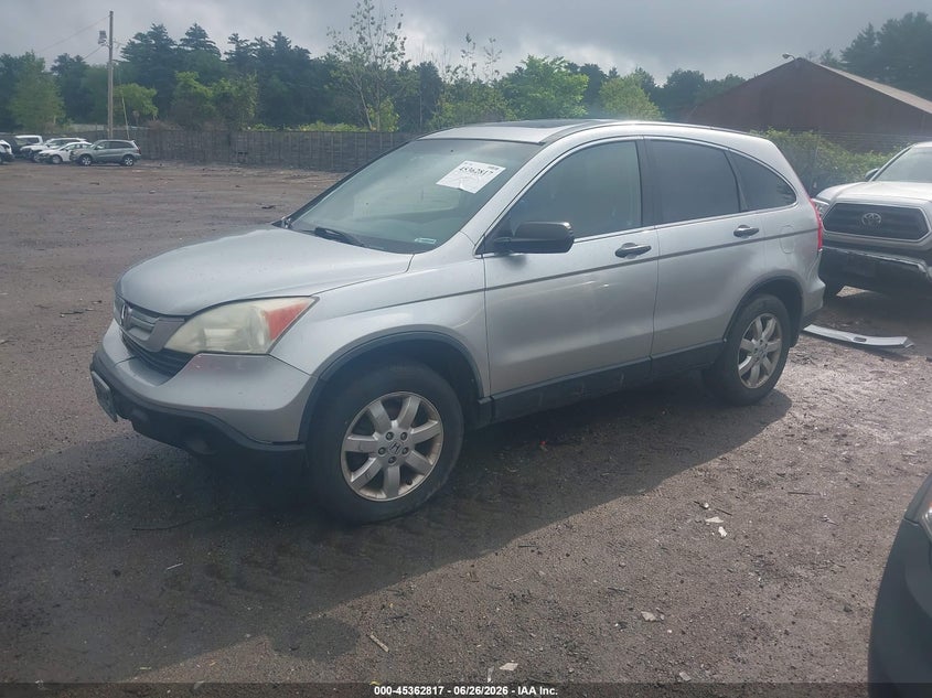 2009 Honda Cr-v VIN JHLRE48589C024576 IAAI salvage auction — REAR END, Clear (Massachusetts), sold $400 on 2026-07-17 (photo 2)