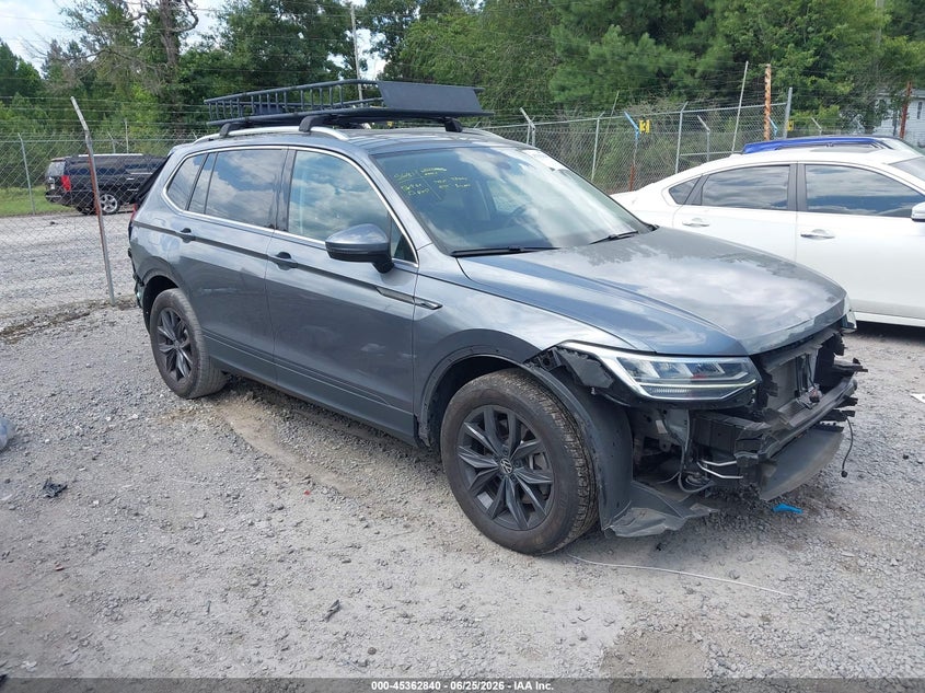 2024 Volkswagen Tiguan VIN 3VVNB7AX8RM101142 IAAI salvage auction — REAR END, Salvage (South Carolina), sold $7,600 on 2026-07-22 (photo 1)