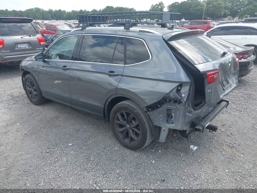 2024 Volkswagen Tiguan VIN 3VVNB7AX8RM101142 IAAI salvage auction — REAR END, Salvage (South Carolina), sold $7,600 on 2026-07-22 (photo 3)