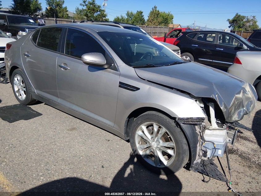 2013 Kia Optima VIN 5XXGN4A76DG241536 IAAI salvage auction — NORMAL WEAR, Clear (Colorado), sold $550 on 2026-07-14 (photo 1)
