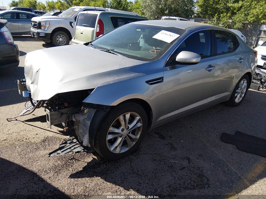 2013 Kia Optima VIN 5XXGN4A76DG241536 IAAI salvage auction — NORMAL WEAR, Clear (Colorado), sold $550 on 2026-07-14 (photo 2)