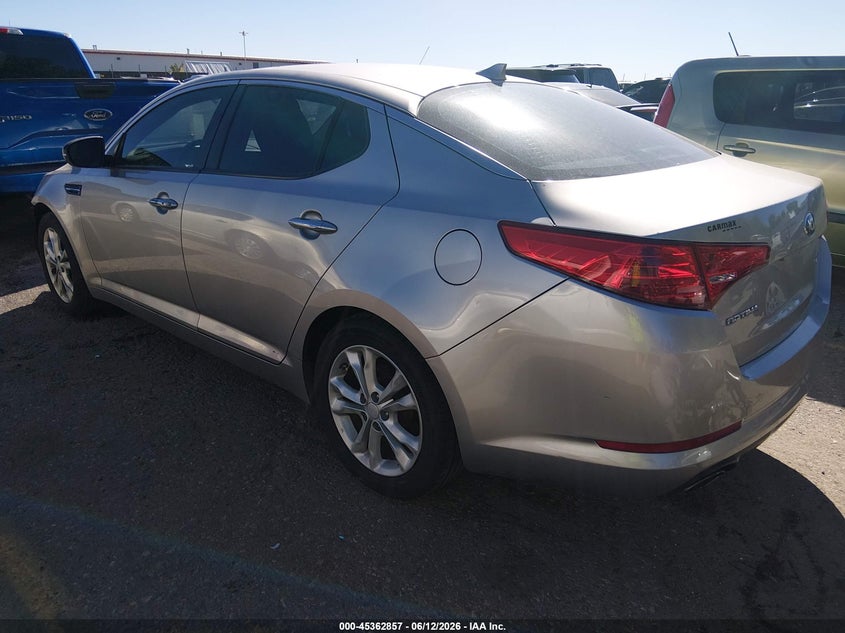 2013 Kia Optima VIN 5XXGN4A76DG241536 IAAI salvage auction — NORMAL WEAR, Clear (Colorado), sold $550 on 2026-07-14 (photo 3)
