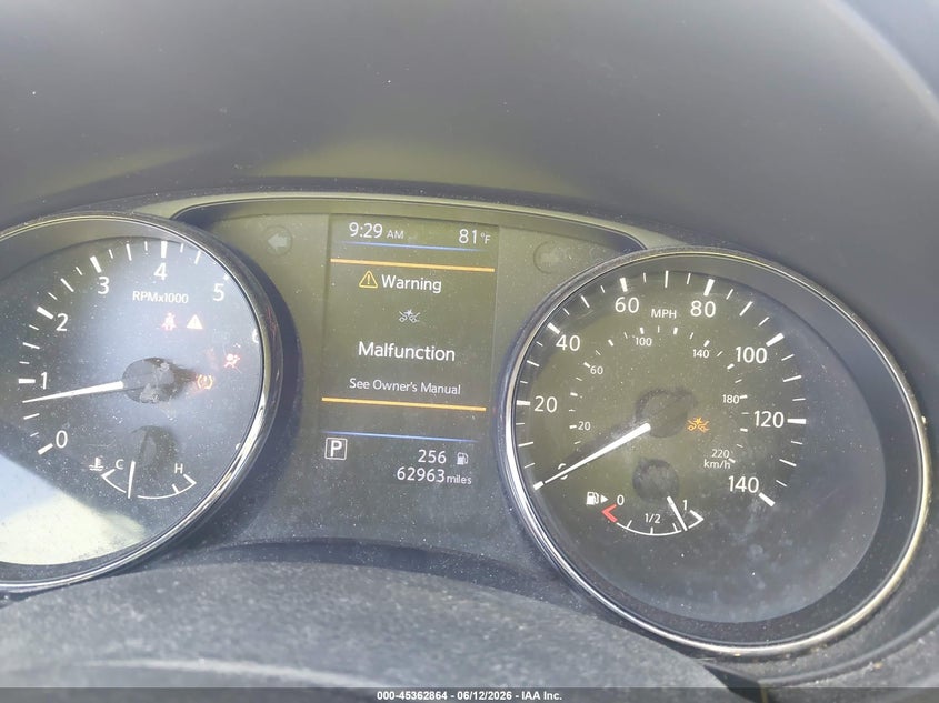 2018 Nissan Rogue VIN JN8AT2MV4JW322589 IAAI salvage auction — FRONT END, Salvage (Iowa), sold $3,100 on 2026-07-05 (photo 7)