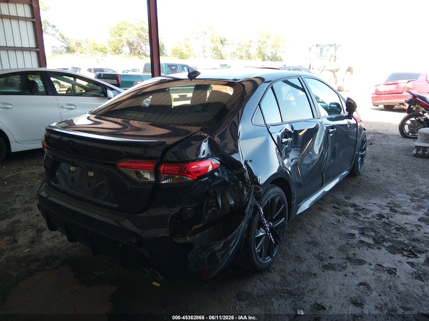 2023 Toyota Corolla VIN 5YFP4MCE1PP160986 IAAI salvage auction — RIGHT SIDE, Salvage (Nebraska), sold $3,050 on 2026-07-30 (photo 4)