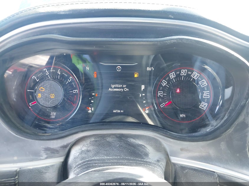 2020 Dodge Challenger VIN 2C3CDZJG8LH148953 IAAI salvage auction — INTERIOR BURN, Salvage (California), sold $10,225 on 2026-07-29 (photo 7)