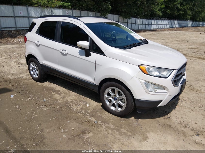 2020 Ford Ecosport VIN MAJ3S2GE1LC359872 IAAI salvage auction — FRONT END, Salvage (Georgia), sold $1,600 on 2026-07-23 (photo 1)