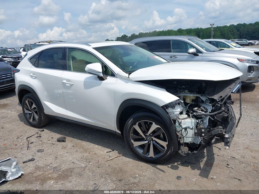 2019 Lexus Nx VIN JTJYARBZ5K2127069 IAAI salvage auction — ENGINE DAMAGE, Salvage (Georgia), sold $1,975 on 2026-07-29 (photo 1)