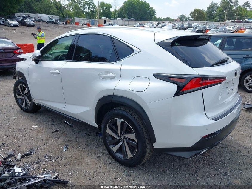 2019 Lexus Nx VIN JTJYARBZ5K2127069 IAAI salvage auction — ENGINE DAMAGE, Salvage (Georgia), sold $1,975 on 2026-07-29 (photo 3)