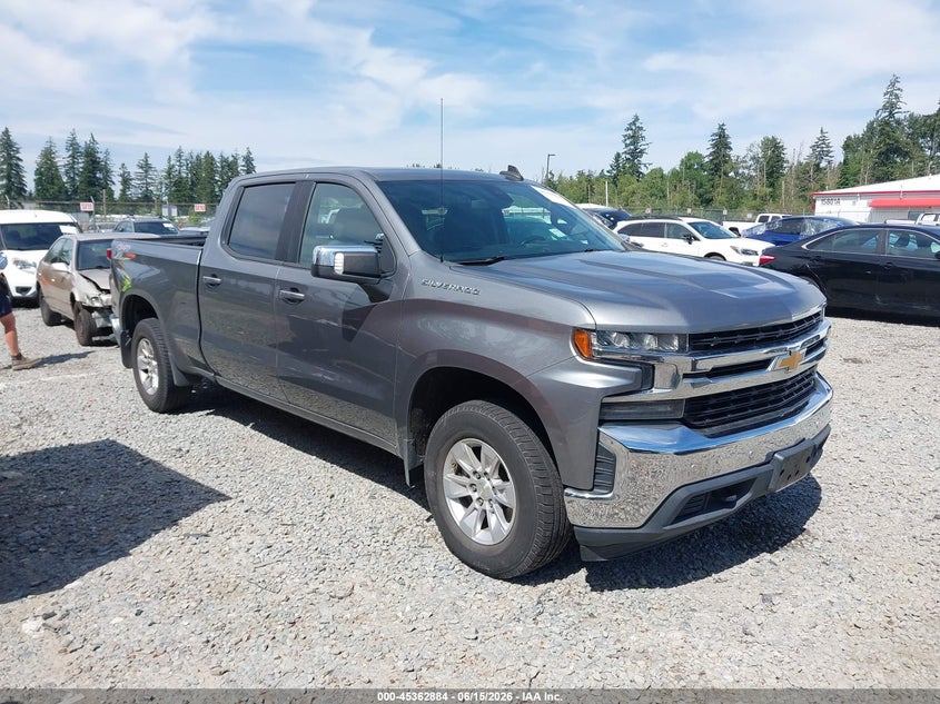 2021 Chevrolet Silverado VIN 1GCUYDED9MZ121267 IAAI salvage auction — REAR END, Salvage Title, sold $8,800 on 2026-08-03 (photo 1)