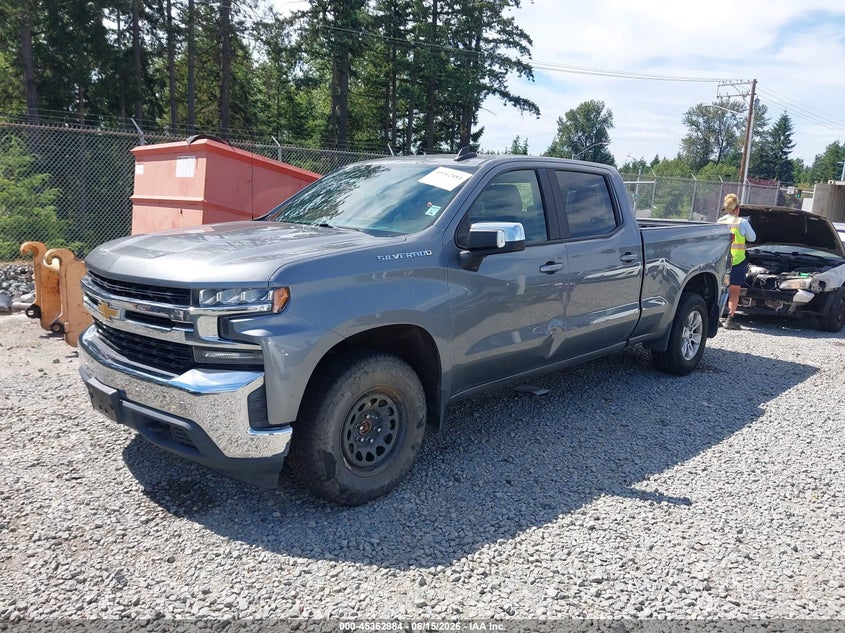 2021 Chevrolet Silverado VIN 1GCUYDED9MZ121267 IAAI salvage auction — REAR END, Salvage Title, sold $8,800 on 2026-08-03 (photo 2)