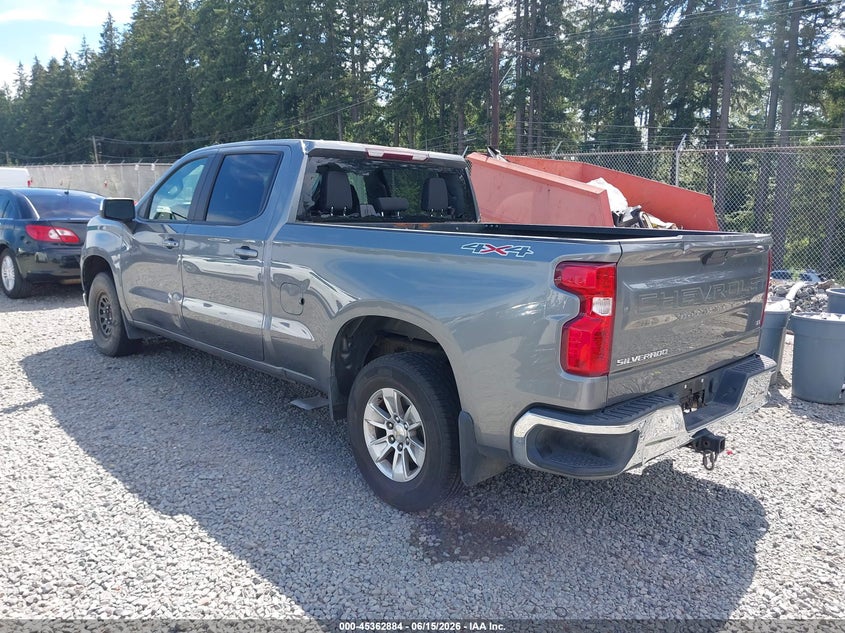 2021 Chevrolet Silverado VIN 1GCUYDED9MZ121267 IAAI salvage auction — REAR END, Salvage Title, sold $8,800 on 2026-08-03 (photo 3)