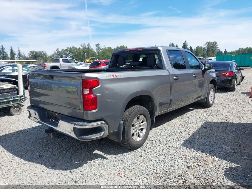 2021 Chevrolet Silverado VIN 1GCUYDED9MZ121267 IAAI salvage auction — REAR END, Salvage Title, sold $8,800 on 2026-08-03 (photo 4)