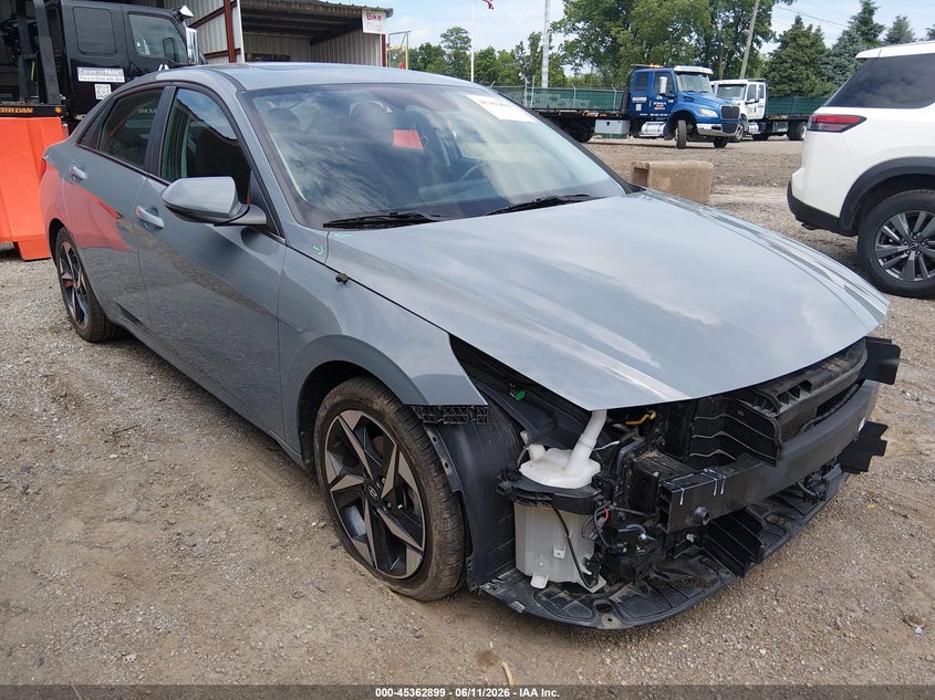 2022 Hyundai Elantra VIN KMHLN4AG6NU330349 IAAI salvage auction — FRONT END, Salvage Title, sold $4,650 on 2026-07-19 (photo 1)